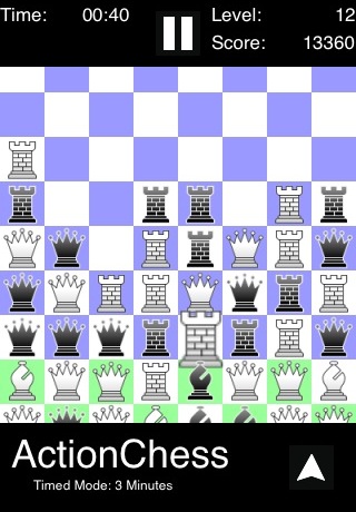 ActionChess Game, timed mode screenshot